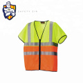 Chaleco de seguridad reflectante de manga corta personalizada Hi Vis